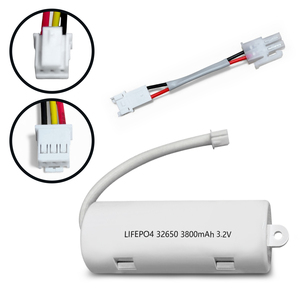 JINTION <span class=keywords><strong>3</strong></span>.2V 3800mAh LiFePO4 应急照明电池替换件，适用于 Liteplan 1 LP38 PT TE，带温度监控功能 - Product Image 2