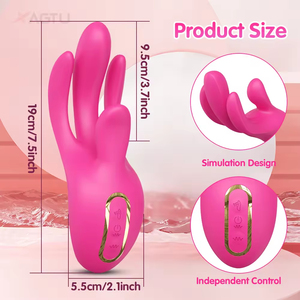 Wiggle Finger G-Spot Clitoris Stimulator 3 in 1 Manual Control DC Powered Female <b>Masturbation</b> Adult Goods Sex Toy Women - Product Image 3