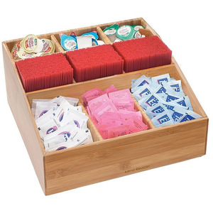 Caja de Almacenamiento de Escritorio de Madera, Rectangular, Multifuncional, Organizador de Oficina sin Tapa, Lector de Pensamientos - Product Image 4