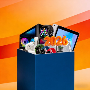 Винтажный подарочный набор Lucky — расширенная версия с 3 электронными устройствами (умные часы, камера, беспроводные наушники TWS) |   Электроника умных часов под брендом OEM - Product Image 1