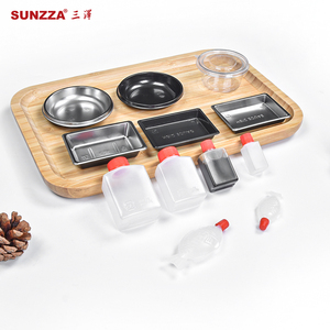 Sunzza Mini Chai Cho Rõ Ràng Nhựa Pe Cấp Thực Phẩm Mini Cá Hình Dùng Một Lần Nước Sốt Đậu Nành Chai Với Nắp Màu Đỏ - Product Image 6