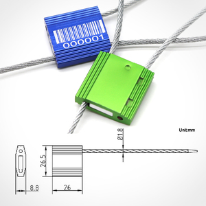 Sceau de câble en alliage d'aluminium haute sécurité AH-CS001, autobloquant - Product Image 6