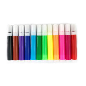 Mini Marcador de Acuarela Portátil, Lavable, con Logotipo Personalizado, para Niños, 12 Colores - Product Image 3