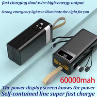 Prix d'usine produits support mobile pliable powerbank OEM logo plus grande capacité Power Bank Portable 100000mAh Power Banks