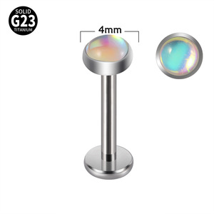 Gaby ASTM F136 Titan Lipgloss-Ring mit Innengewinde, Labret-Ring, Wasser-Helix-Piercing, Lippenbalsam-Ring, Großhandel Piercing-Schmuck - Product Image 6