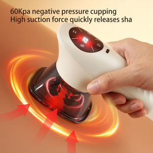 Outil de massage électrique Gua Sha chauffant à lumière rouge à 3 niveaux pour thérapie par la chaleur, gratte-muscle chauffant à pénétration profonde, dispositif de ventouses chauffantes pour le soulagement - Product Image 3