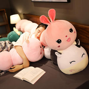 Insetti del fumetto caterpillar peluche farcito e peluche animale giocattolo gigante colorato morbido bruco lungo cuscino per dormire all'ingrosso - Product Image 2