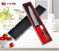Ensemble de couteaux de cuisine professionnels en acier au carbone de haute qualité avec manche en bois couteau de chef japonais forgé