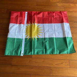 Prezzo a buon mercato 3x5 piedi bandiera Kurdistan, bandiera in poliestere 3 'x 5' stampato bandiera <span class=keywords><strong>Kurdish</strong></span> - Product Image 3