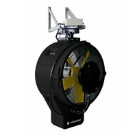 2025 ventilateur de brumisation murale amélioré à usage industriel 3000 pieds carrés zone de refroidissement purificateur d'air écologique à économie d'énergie pour