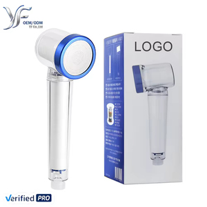Cabezal de Ducha Filtrante de Alta Presión YF de 9 Etapas con Bolas de Algodón PP y Minerales, Diseño Moderno, para Cuidado de la Piel y el Cabello, OEM - Product Image 1