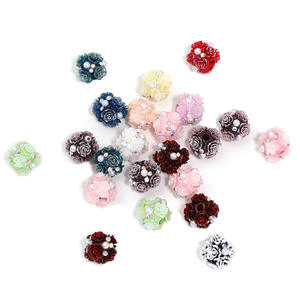 12mmPearl Rose Pottery Mud Bead Fine Sparkle Camelia Ball DIY Phone Chain Bead Pen Accesorios de joyería - Product Image 4