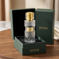 ZETON 100ml Eau de Parfum, parfum longue durée aux senteurs d'agrumes et de pin, pour homme et femme, flacon en verre de luxe, coffret cadeau