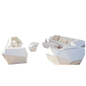 Lüks kombinasyon kanepe fiberglas kanepe eğlence kanepeler oturma odası ve bahçe için Set