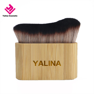 Brochas de Maquillaje Profesionales Individuales de Lujo Veganas de Alta Calidad para Contorno Facial y Drenaje Linfático, Ideales para Base y Rubor - Product Image 2