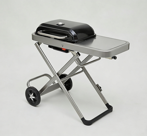 <span class=keywords><strong>Barbecue</strong></span> au gaz propane portable breveté avec couvercle luxueux, moderne et haut de gamme pour l'extérieur, la terrasse, le jardin et le camping - Product Image 2