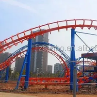 Montaña rusa para la venta simulador Parque de Atracciones precio paseo para la venta portátil tirolesa VR Parque niños jardín mini montaña rusa