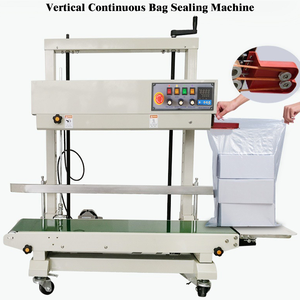 Machine de scellage automatique pour emballage de film plastique, scelleuse de sacs polyvalente avec fonction de codage de date pour produits chimiques, à bande continue - Product Image 2