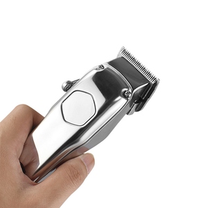 Puissant en acier inoxydable sans fil Lcd <span class=keywords><strong>Salon</strong></span> professionnel électronique <span class=keywords><strong>salon</strong></span> de coiffure tondeuse à cheveux nouvellement conception métal électrique Usb 5V 1A - Product Image 5