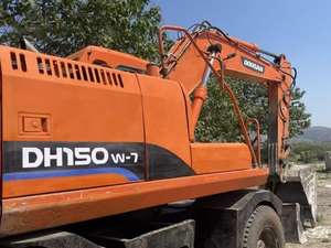 Excavatrices à Dh150w-7 roues Doosan d'occasion à vendre multifonctions à bas prix Garantie originale d'un an (roulement d'engrenage de pompe à moteur) - Product Image 6