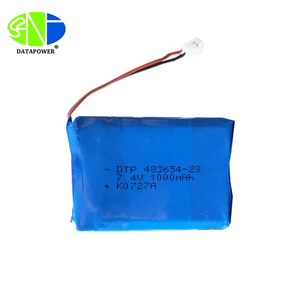 Paquete de Baterías de Litio de 7.4V 483654-2S 1000mah de Gran Capacidad, Venta Directa de Fábrica, OEM Original de Fábrica, Polímero - Product Image 1