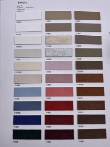 Échantillons gratuits Faux cuir PU tissu fabrication PU film supérieur cuir synthétique matériel pour la fabrication <span class=keywords><strong>de</strong></span> chaussures sac - Product Image 6