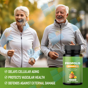 Gélules Molles de <span class=keywords><strong>Propolis</strong></span> Marque Privée OEM/ODM Certifiées BPF Extrait de <span class=keywords><strong>Propolis</strong></span> d'Abeille Supplément de Soutien Immunitaire Naturel Vente en Gros - Product Image 6