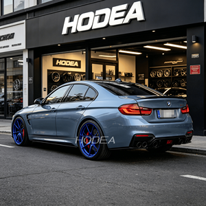 Rines HODEA de 1 Pieza, Forjados, Color Azul Caramelo, Diseño de 5 Radios en Y, Cóncavos Profundos, Personalizados para BMW, <span class=keywords><strong>Mercedes</strong></span>, Audi y Más, de 17 a 24 Pulgadas, Ajuste Personalizado - Product Image 5