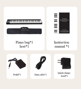 Đàn piano điện chạm bàn phím đàn piano kỹ thuật số bàn phím nhạc cụ 61 phím đàn piano - Product Image 5