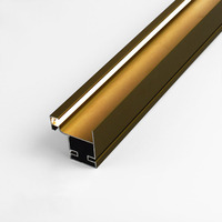 Profilé en aluminium YL intégré led poignée d'armoire C & J LED Gola poignée de profil pour armoire de cuisine