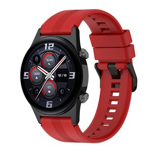 22MM Pour L'honneur <span class=keywords><strong>Montre</strong></span> <span class=keywords><strong>GS3</strong></span> Bande Bracelet En Silicone Pour Huawei <span class=keywords><strong>Honor</strong></span> GS 3 Correa Smartwatch Bracelet Bracelet De Rechange - Product Image 6