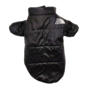 The Dog Eagle Pet Padded Coat Red Black Thickened Warm Cotton Jacket For Dogs <b>Cats</b> Winter <b>Clothes</b> - Product Image 4