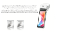Terminal Punto de Venta M90 Android 13 1GB+16GB Pantalla Táctil Nueva Máquina de Pago para Comercio Minorista Restaurante Comida para Llevar