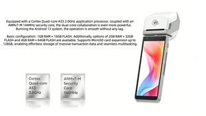 Terminale POS M90 Android 13 1GB+16GB Touch Screen Nuovo di Zecca Macchina per Pagamenti per Negozi al Dettaglio Ristoranti e Asporto - Product Image 4