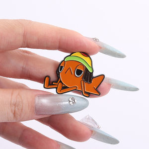 دبوس Le Poisson Steve سمك ذهبي مضحك ، مجوهرات هدية للأصدقاء بالجملة - Product Image 4