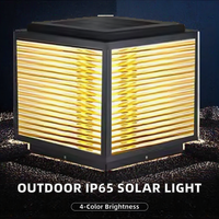 Lampe solaire LED E27 pour poteau de clôture de jardin, extérieur, IP65, étanche, en aluminium, pour allée, paysage, décorative, Alison, à intensité variable