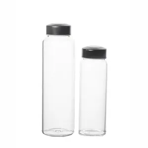 KDG Brand Customized Glass bottle manufacturers clear juice bottle 400ml 500ml 600ml 750ml 1000ml beverage glass water bottle