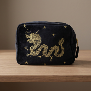 Navy Blue Velvet Hand Embroidered Bag Excellent Casual Tote Zipper Customizable Size Logo OEM ODM for Outdoor Use Low MOQ - Product Image 1