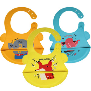 Top Trending morbido e resistente bavaglini in Silicone impermeabile Babero per bambini <span class=keywords><strong>accessori</strong></span> per l'alimentazione del bambino in Silicone per uso alimentare - Product Image 2