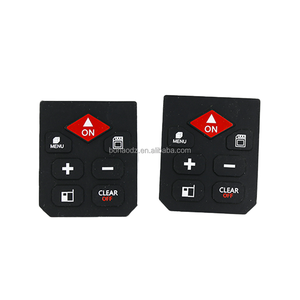 Op maat gemaakte geleidende 3x4 siliconen toetsenbord OEM ODM service voor industriële en medische apparaten - Product Image 3