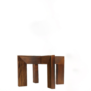 Supporto per Piante in Legno Smaltato Stile Fattoria <span class=keywords><strong>con</strong></span> <span class=keywords><strong>Gambe</strong></span> a X per Uso Interno/Esterno in Giardino - Product Image 5
