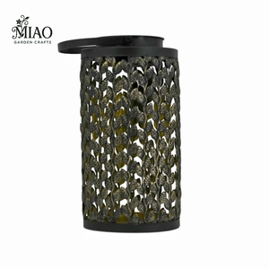 New Handmade Retro <strong>Style</strong> Decorative LED Solar Power <strong>Lantern</strong> Cutwork Design Bronze Color Eco-Friendly Outdoor Christmas <strong>Lantern</strong> - Product Image 3