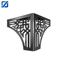 Moderne Eisenmuster-Sofabeine, robust, einfache Installation, für Küche, Esszimmer, Wohnzimmer, Schlafzimmer, Heimbüro