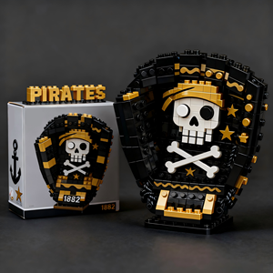 Guante <span class=keywords><strong>de</strong></span> Béisbol Temático, Bloques <span class=keywords><strong>de</strong></span> Construcción Educativos Deportivos, Juguete para Niños, Caja <span class=keywords><strong>de</strong></span> Regalo, Plástico, Edades 14+ - Product Image 2