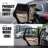 Wärmeisolierende UV-blockierende Elektrisch Verstellbare Transparente Undurchsichtige Fernbedienbare Sichtschutzfolie PDLC Schaltbare Intelligente Fenstertönung PET