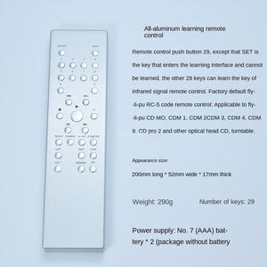 علبة تحكم عن بعد عالمية من الألومنيوم بسعر مناسب، متوافقة مع أجهزة فيليبس <span class=keywords><strong>CD</strong></span>، موديلات RC5 وM1M2 وM3 وM4 وM9 وCDpro2 - Product Image 2