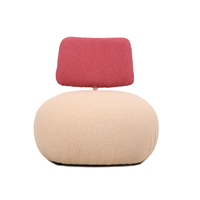 Chaise de salon de loisirs de chaise de bras inclinable de Style Simple nordique pour des meubles de maison de salon pour des villas d'appartement