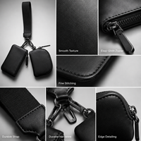 Portefeuille porte-clés pour femme, mini sac à main avec étui à rouge à lèvres, pochette réutilisable en cuir PU pour sac de sport, entrepôt USA