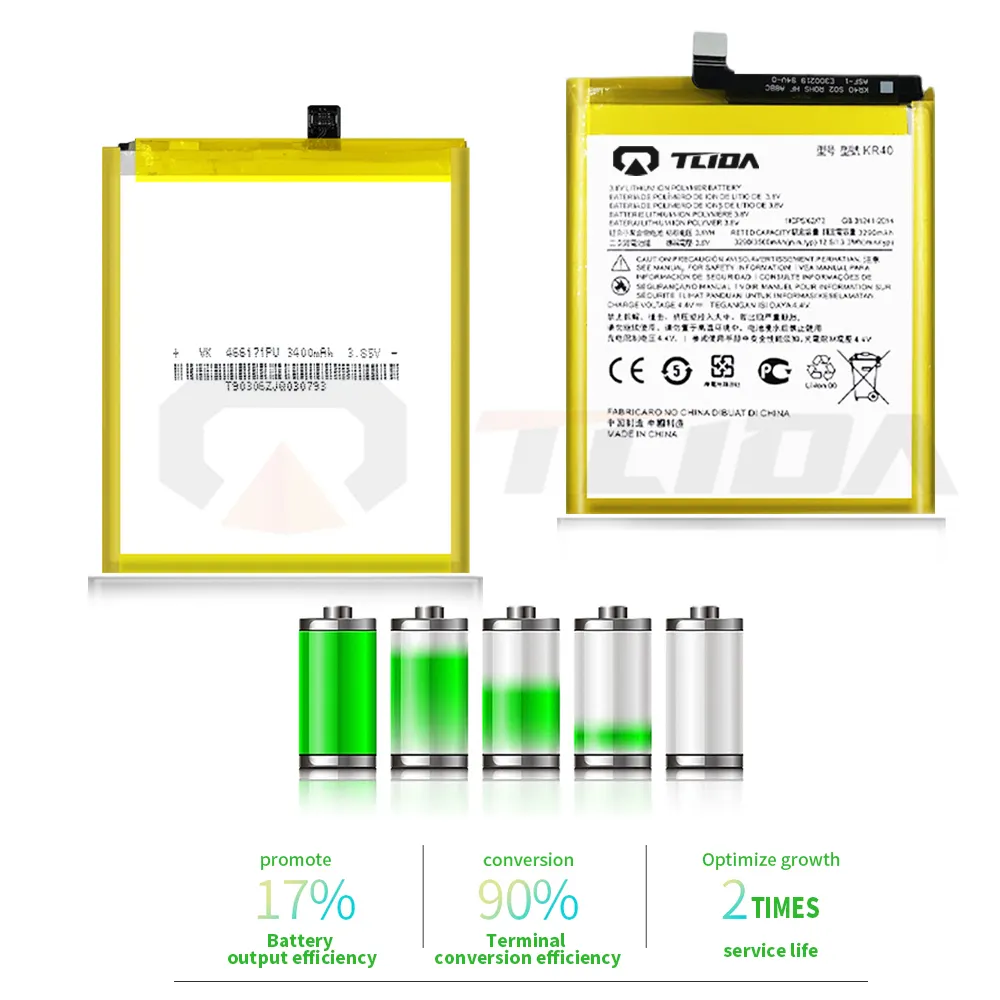 100% Original New 3500mAh KR40 Mobile Battery For Motorola Moto One Action XT2013-1 / One Vision XT1970-1 phone battery Replace