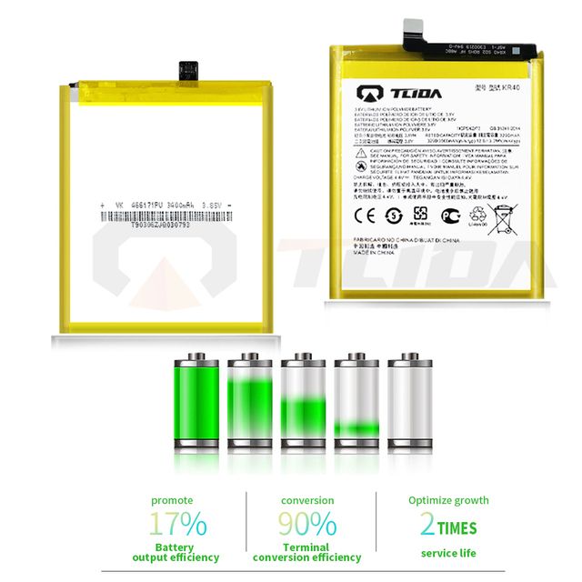 100% New 3500mAh KR40 Mobile Battery for Motorola Moto One Action XT2013-1 / One Vision XT1970-1 Phone Battery Replace